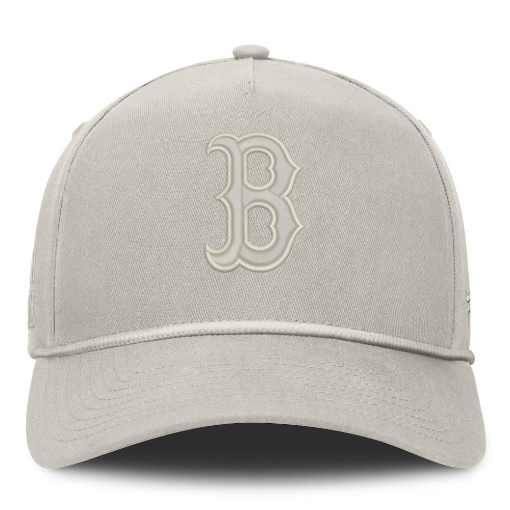 Boston Red Sox Fanatics Undertone A-Frame Adjustable Hat - Stone - Fanatics Discount