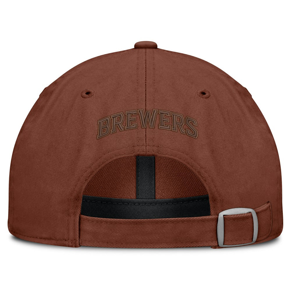 Milwaukee Brewers Fanatics Tinge Adjustable Hat - Brown - Fanatics Online