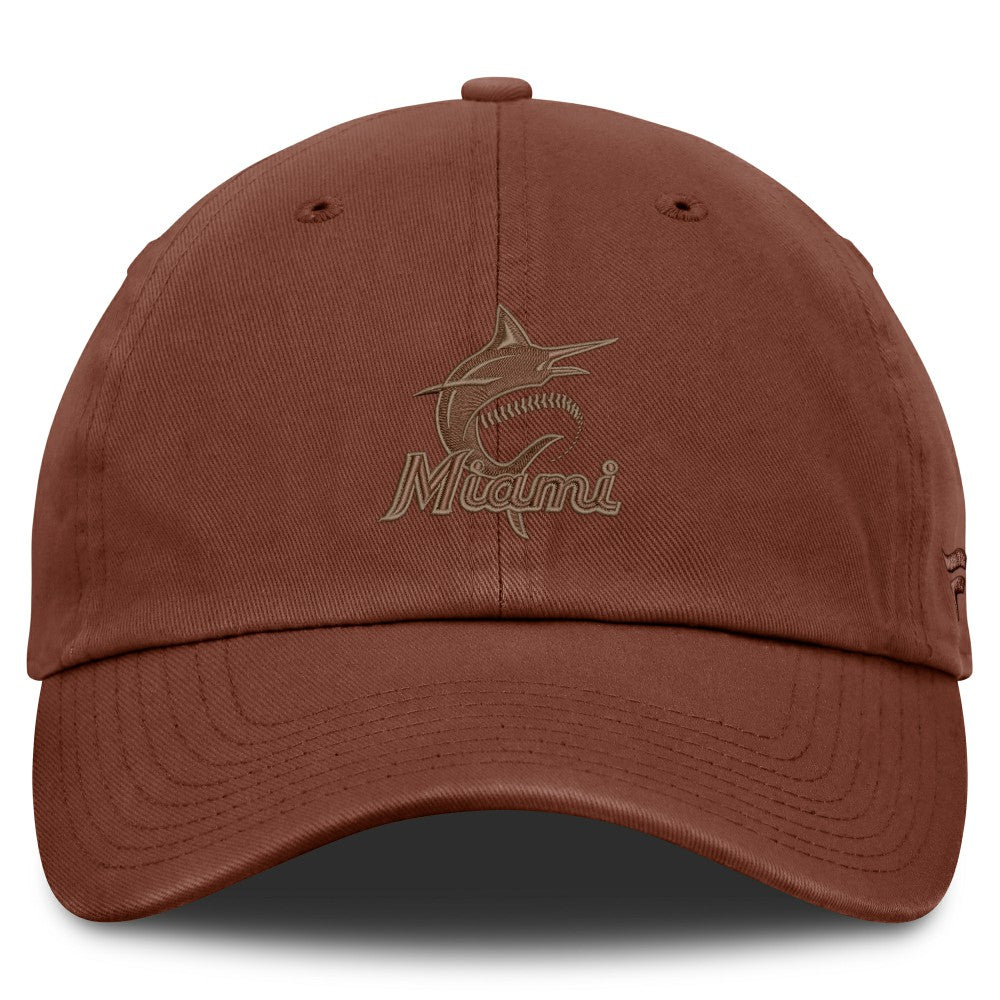 Miami Marlins Fanatics Tinge Adjustable Hat - Brown - Fanatics Sale