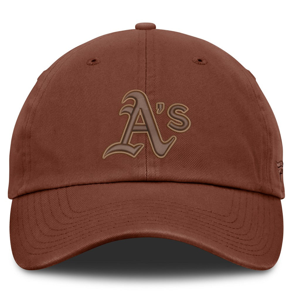 Athletics Fanatics Tinge Adjustable Hat - Brown - Fanatics Discount