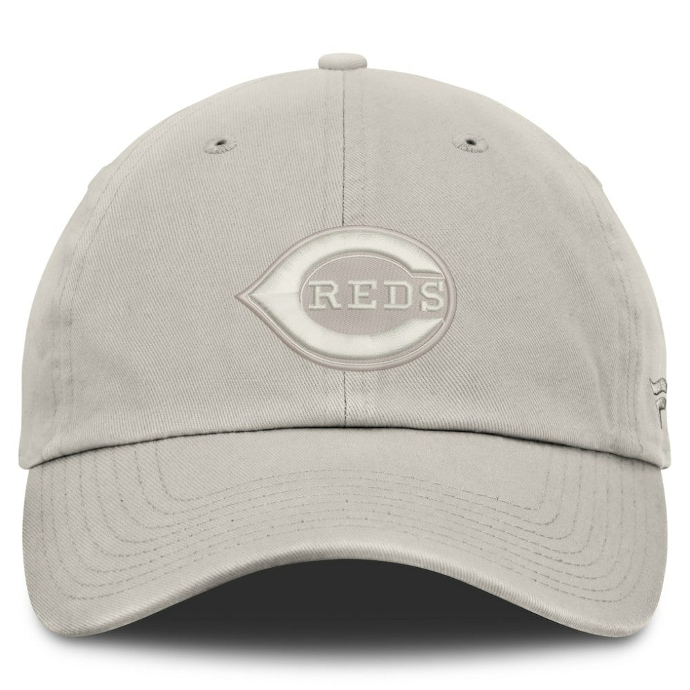 Cincinnati Reds Fanatics Tinge Adjustable Hat - Stone - Fanatics Lifestyle
