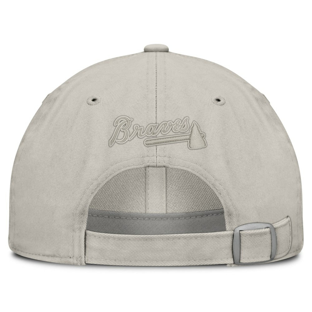 Atlanta Braves Fanatics Tinge Adjustable Hat - Stone - Fanatics Discount