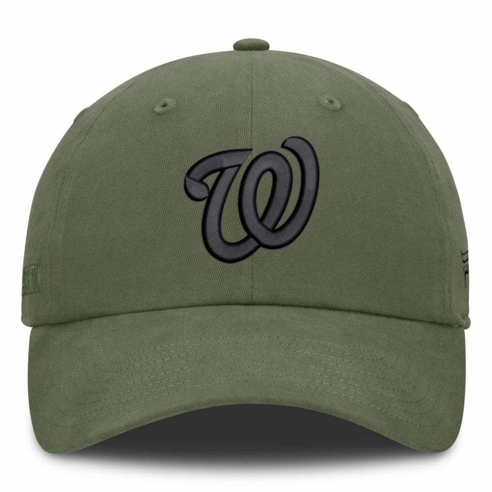 Washington Nationals Fanatics Pine Rider Adjustable Hat - Olive - Fanatics Sale