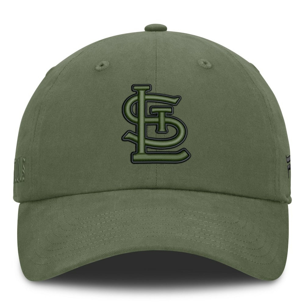 St. Louis Cardinals Fanatics Pine Rider Adjustable Hat - Olive - Fanatics Online