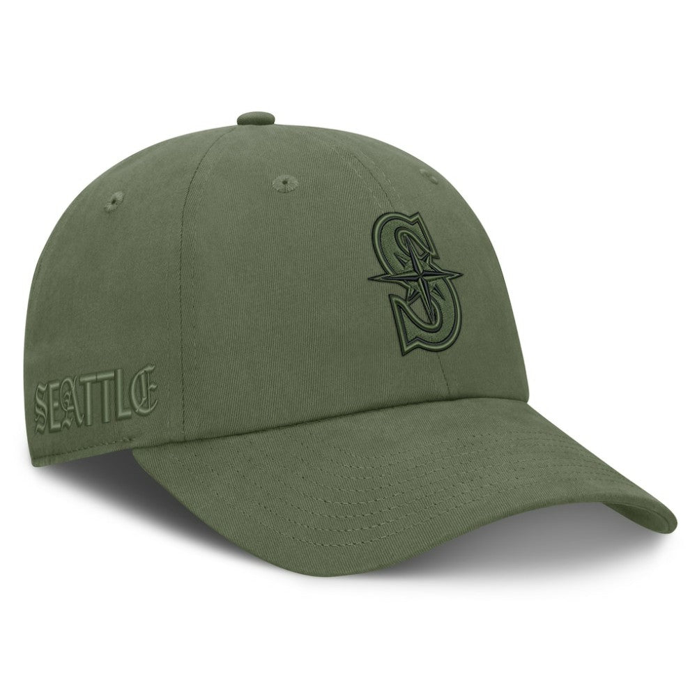 Seattle Mariners Fanatics Pine Rider Adjustable Hat - Olive - Fanatics Online