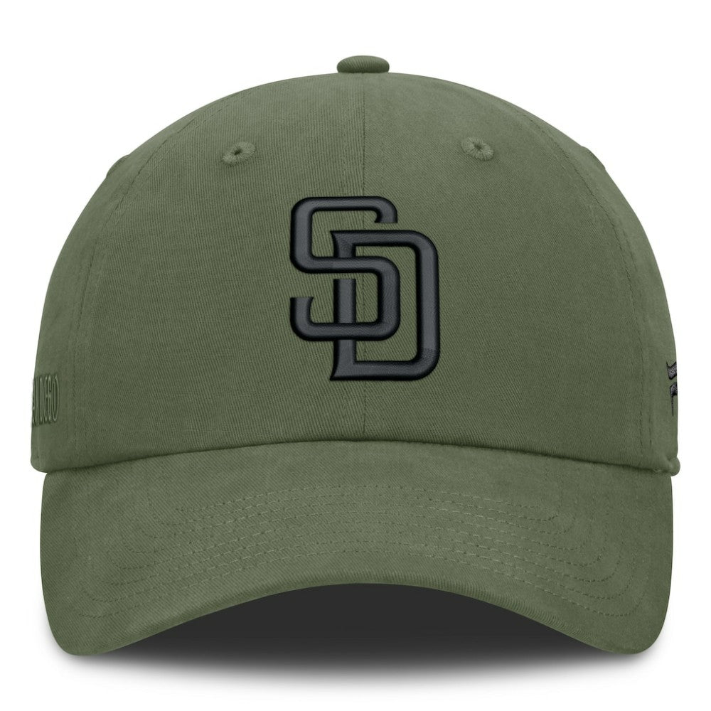 San Diego Padres Fanatics Pine Rider Adjustable Hat - Olive - Fanatics Lifestyle