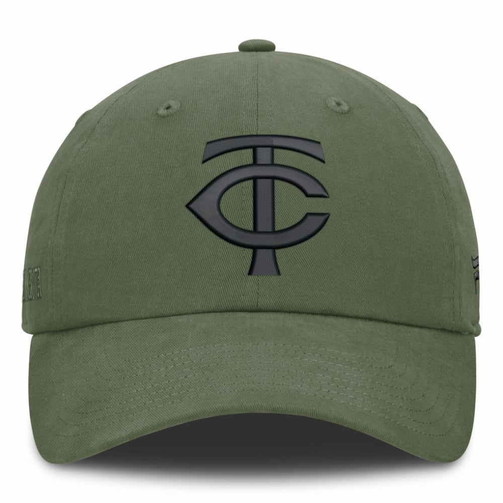 Minnesota Twins Fanatics Pine Rider Adjustable Hat - Olive - Fanatics Online