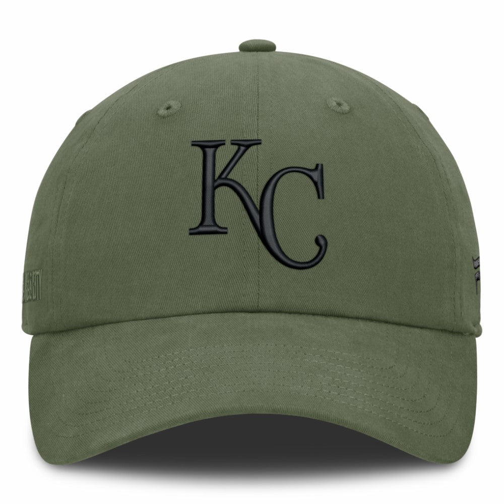 Kansas City Royals Fanatics Pine Rider Adjustable Hat - Olive - Fanatics on Sale