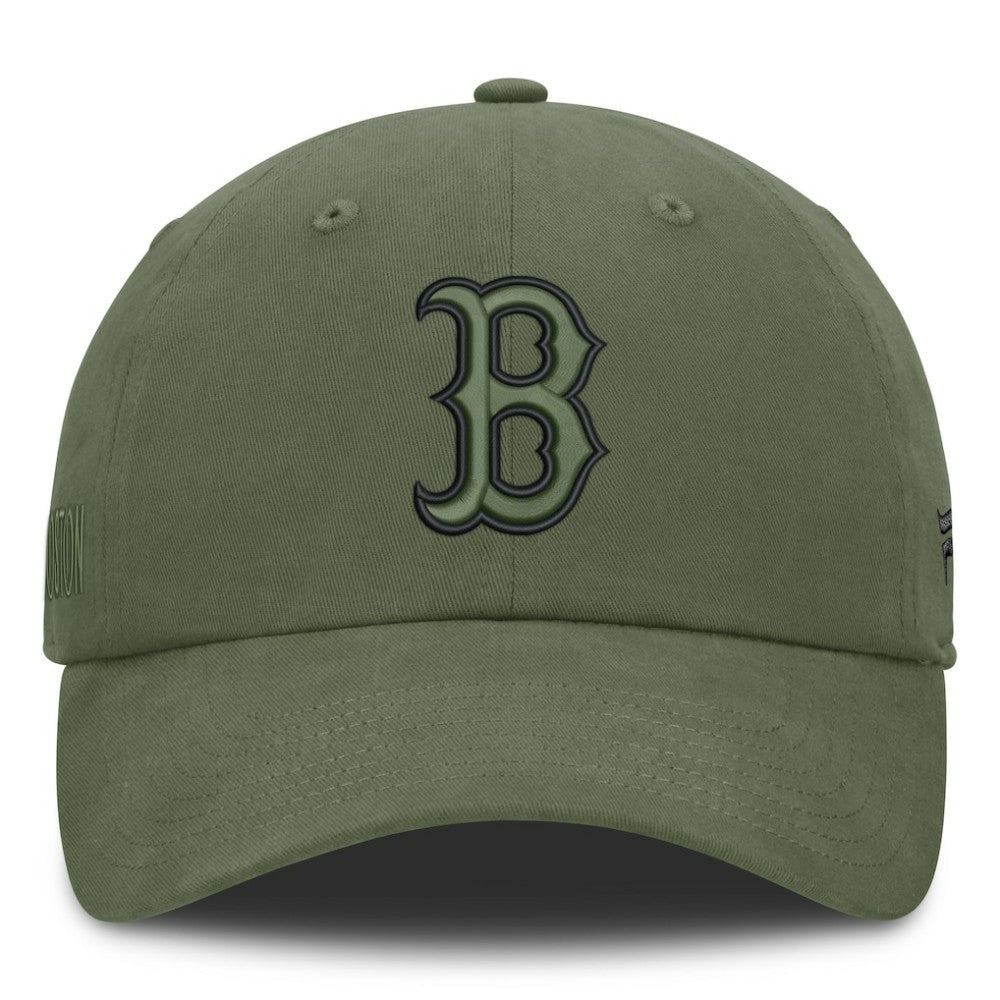 Boston Red Sox Fanatics Pine Rider Adjustable Hat - Olive - Fanatics on Sale