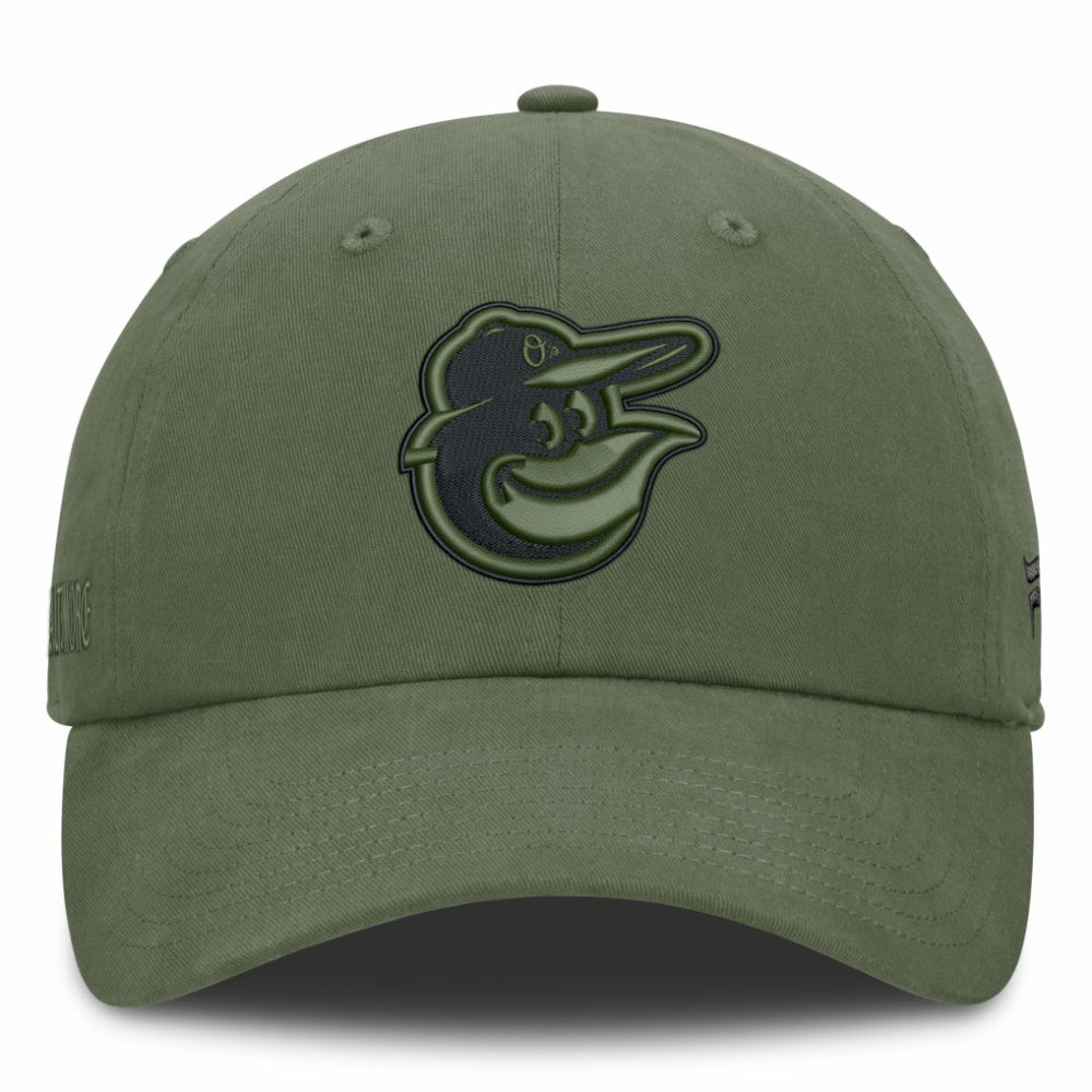 Baltimore Orioles Fanatics Pine Rider Adjustable Hat - Olive - Fanatics on Sale