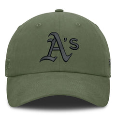 Athletics Fanatics Pine Rider Adjustable Hat - Olive - Fanatics Online