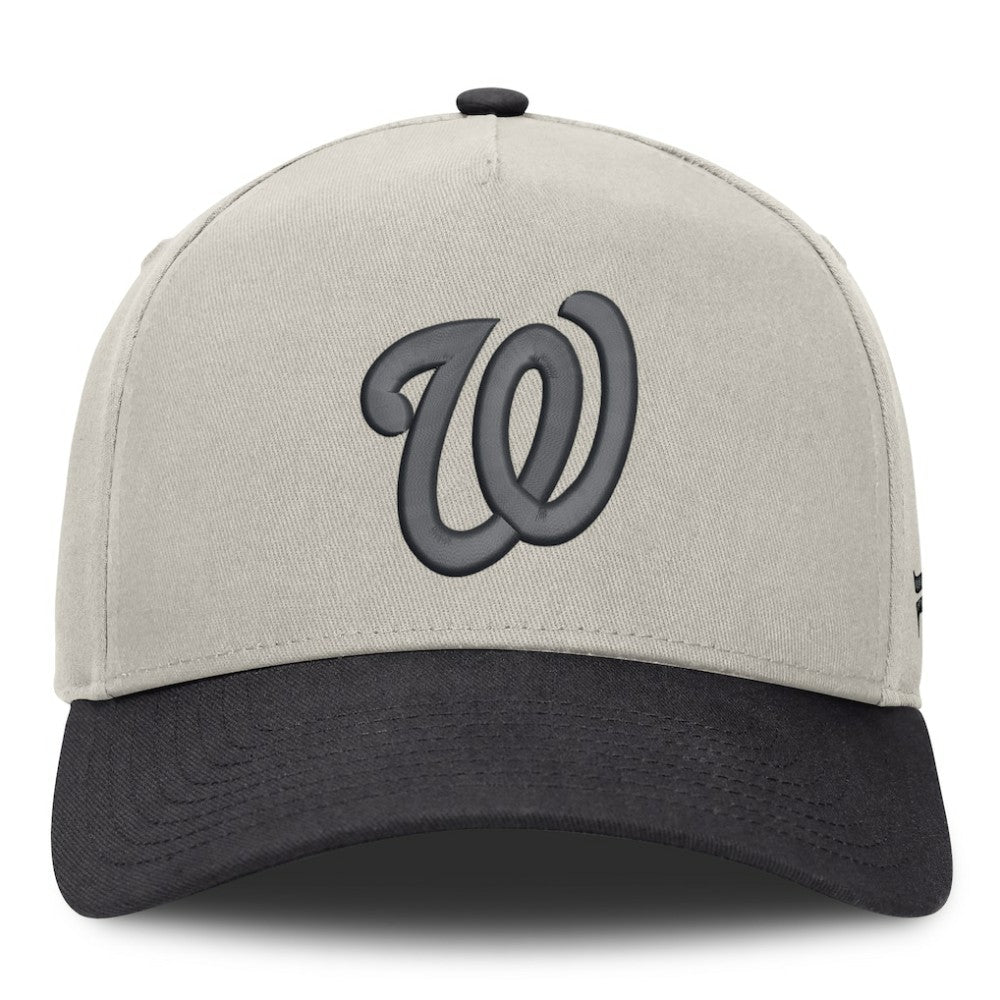 Washington Nationals Fanatics Wonder A-Frame Adjustable Hat - Stone/Graphite - Fanatics Lifestyle
