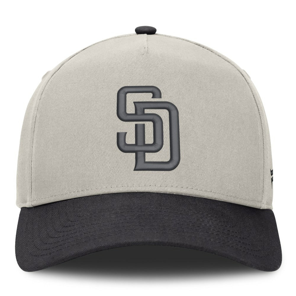 San Diego Padres Fanatics Wonder A-Frame Adjustable Hat - Stone/Graphite - Fanatics Lifestyle