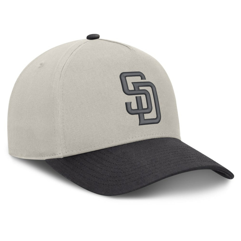 San Diego Padres Fanatics Wonder A-Frame Adjustable Hat - Stone/Graphite - Fanatics Lifestyle