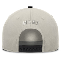 Miami Marlins Fanatics Wonder A-Frame Adjustable Hat - Stone/Graphite - Fanatics on Sale