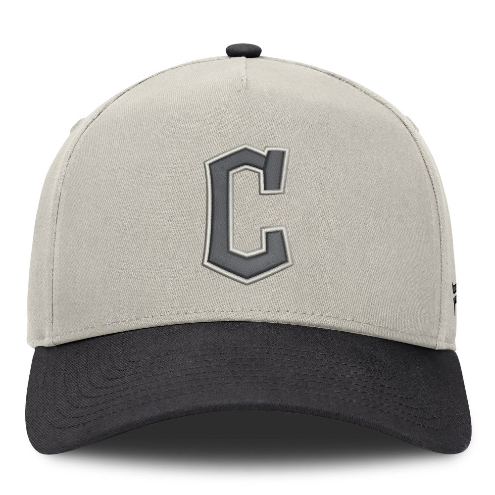 Cleveland Guardians Fanatics Wonder A-Frame Adjustable Hat - Stone/Graphite - Fanatics Lifestyle