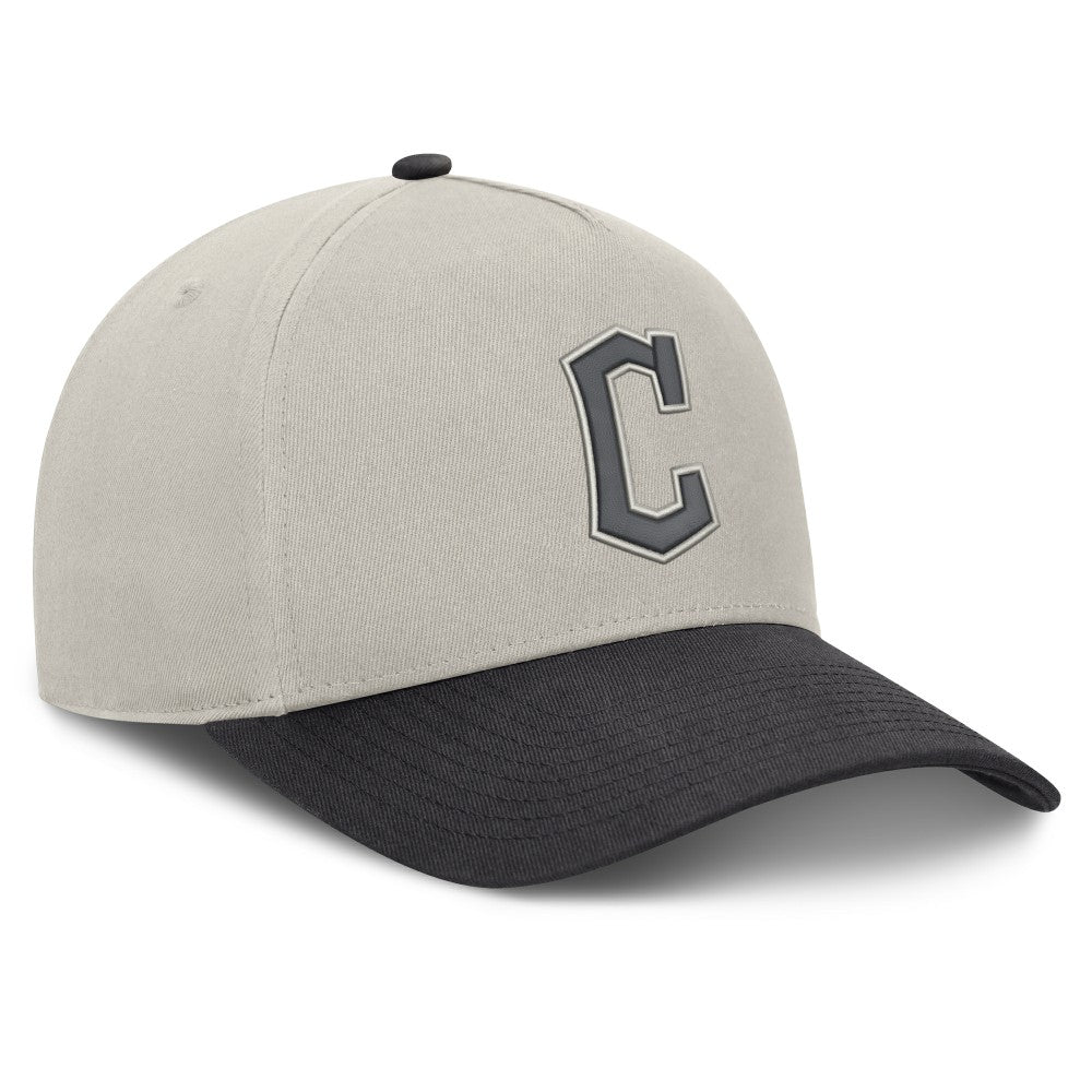 Cleveland Guardians Fanatics Wonder A-Frame Adjustable Hat - Stone/Graphite - Fanatics Lifestyle