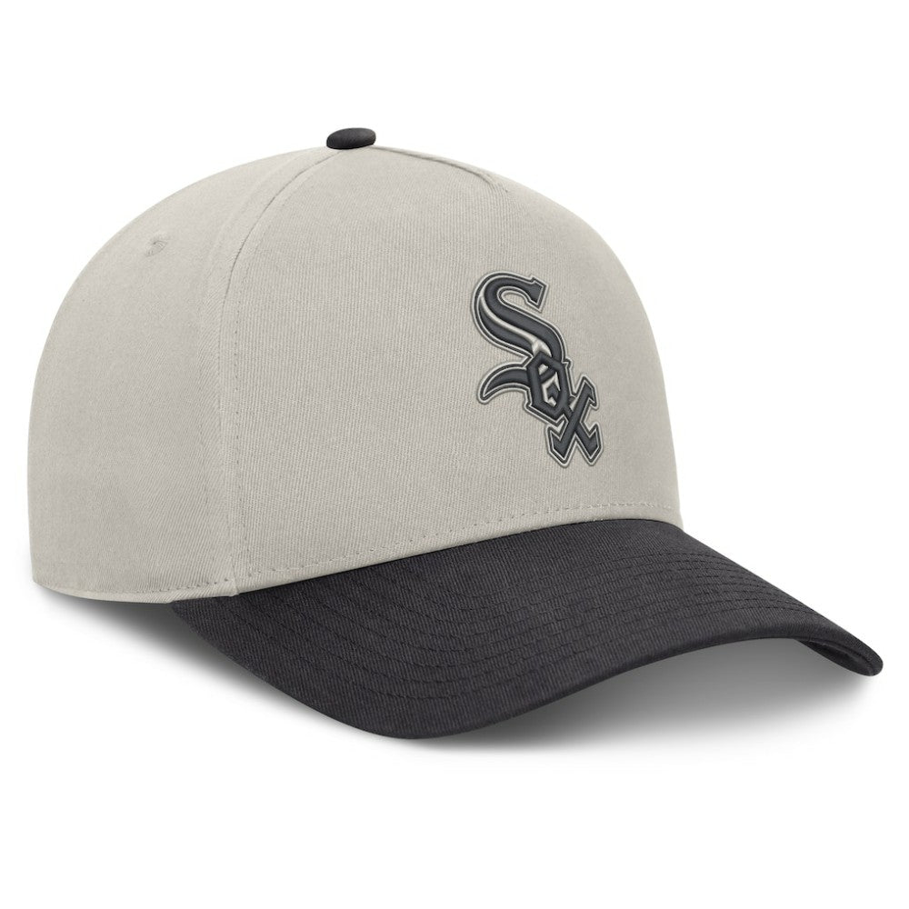 Chicago White Sox Fanatics Wonder A-Frame Adjustable Hat - Stone/Graphite - Fanatics Sale