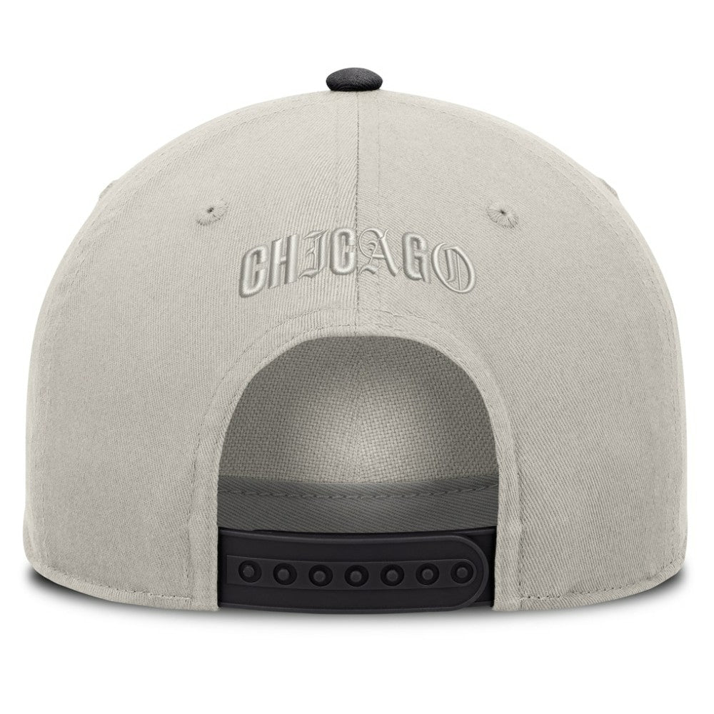 Chicago White Sox Fanatics Wonder A-Frame Adjustable Hat - Stone/Graphite - Fanatics Sale
