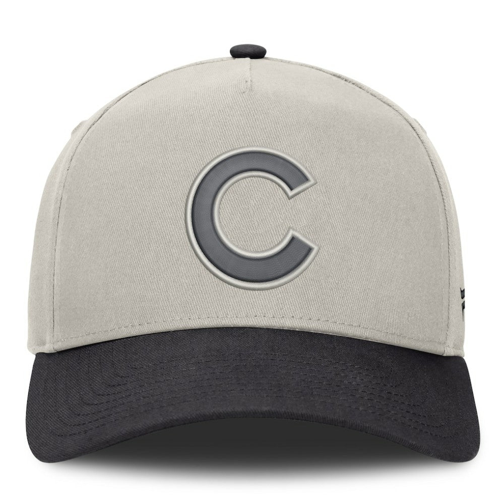 Chicago Cubs Fanatics Wonder A-Frame Adjustable Hat - Stone/Graphite - Fanatics Sale