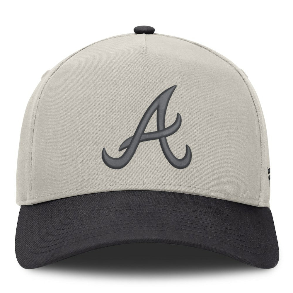 Atlanta Braves Fanatics Wonder A-Frame Adjustable Hat - Stone/Graphite - Fanatics Online