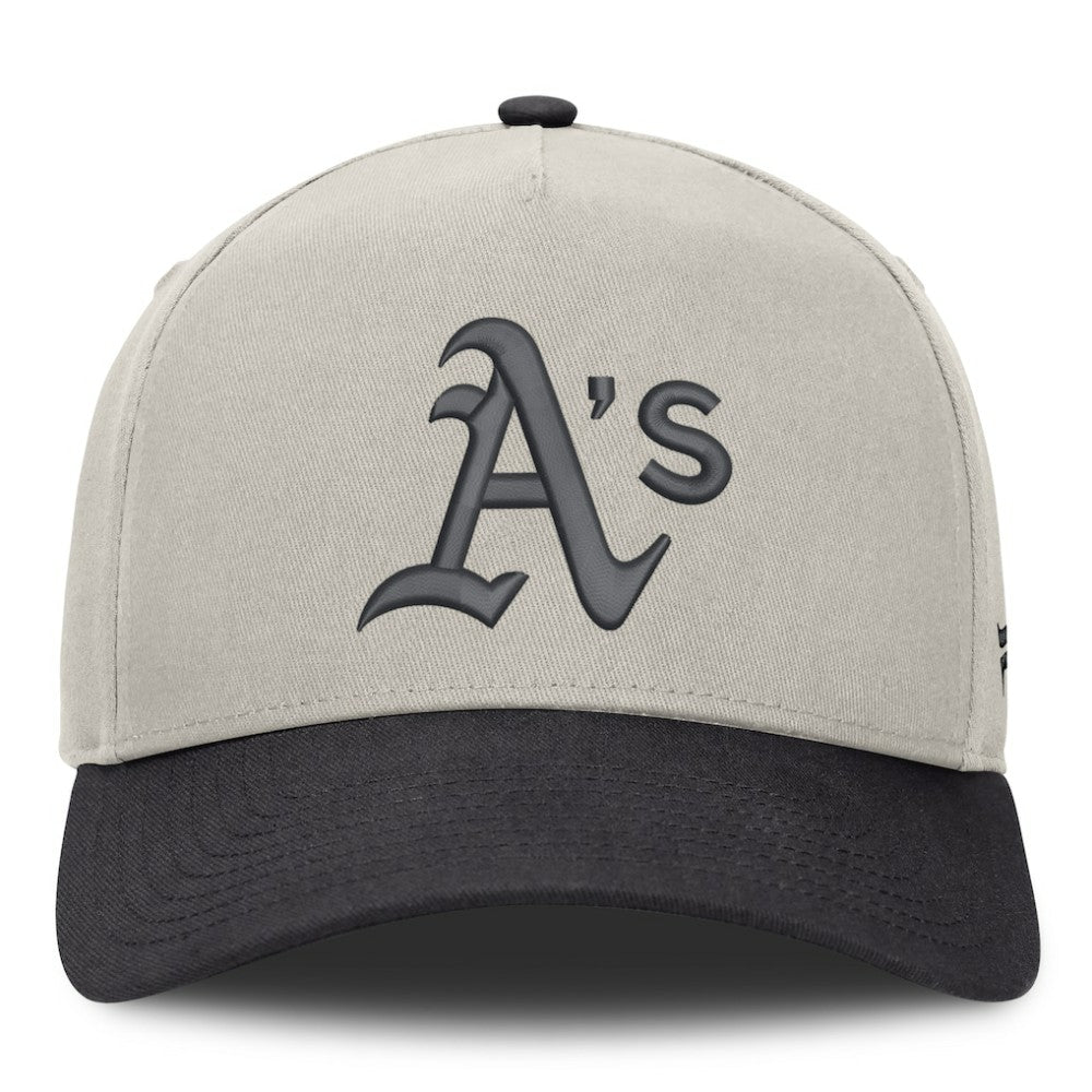 Athletics Fanatics Wonder A-Frame Adjustable Hat - Stone/Graphite - Fanatics Sale