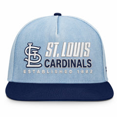 St. Louis Cardinals Fanatics Twinbill Snapback Hat - Denim - Fanatics Online