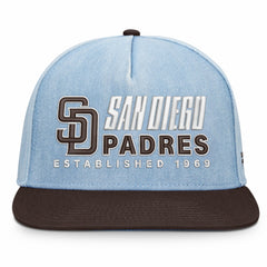 San Diego Padres Fanatics Twinbill Snapback Hat - Denim - Fanatics Sale