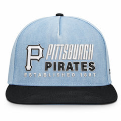 Pittsburgh Pirates Fanatics Twinbill Snapback Hat - Denim - Fanatics Online