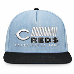 Cincinnati Reds Fanatics Twinbill Snapback Hat - Denim - Fanatics Online