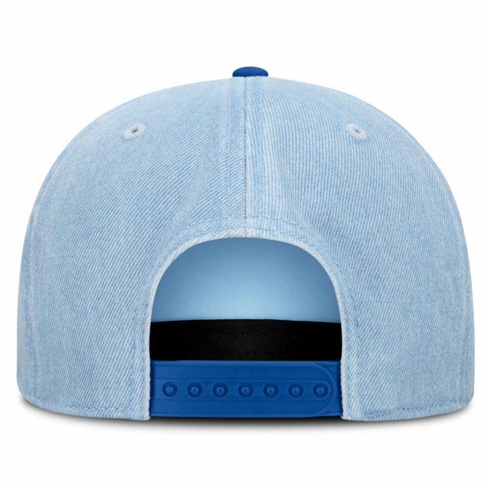 Chicago Cubs Fanatics Twinbill Snapback Hat - Denim - Fanatics Lifestyle