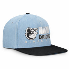 Baltimore Orioles Fanatics Twinbill Snapback Hat - Denim - Fanatics Lifestyle