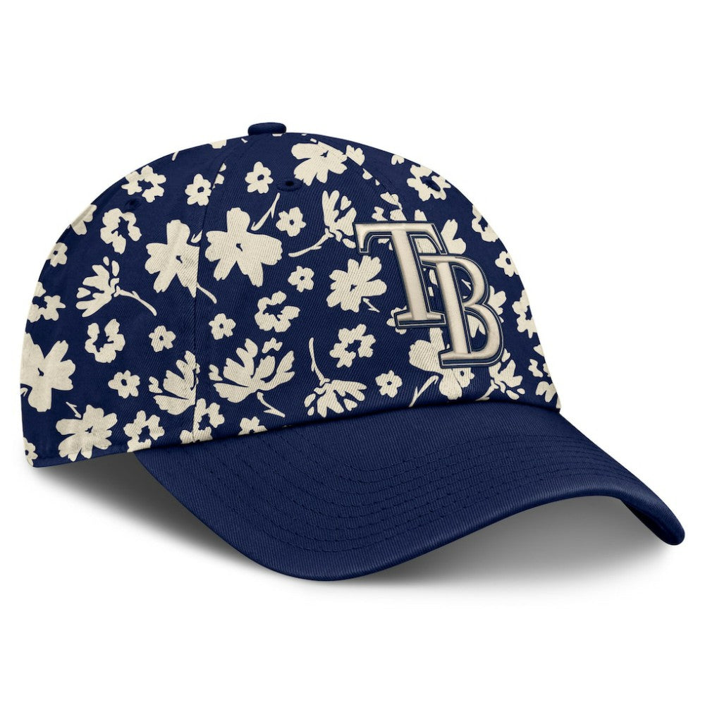 Tampa Bay Rays Fanatics Women's Blossom Adjustable Hat - Navy - Fanatics on Sale