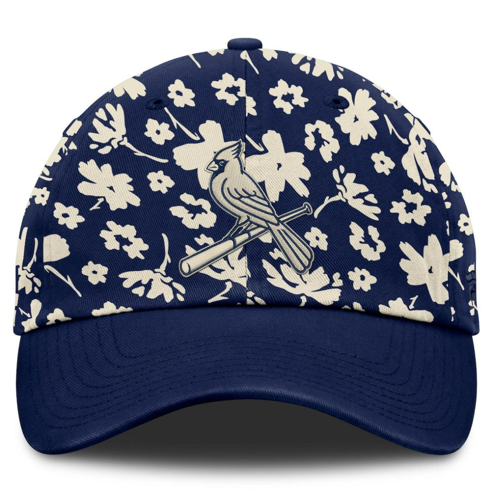 St. Louis Cardinals Fanatics Women's Blossom Adjustable Hat - Navy - Fanatics Discount