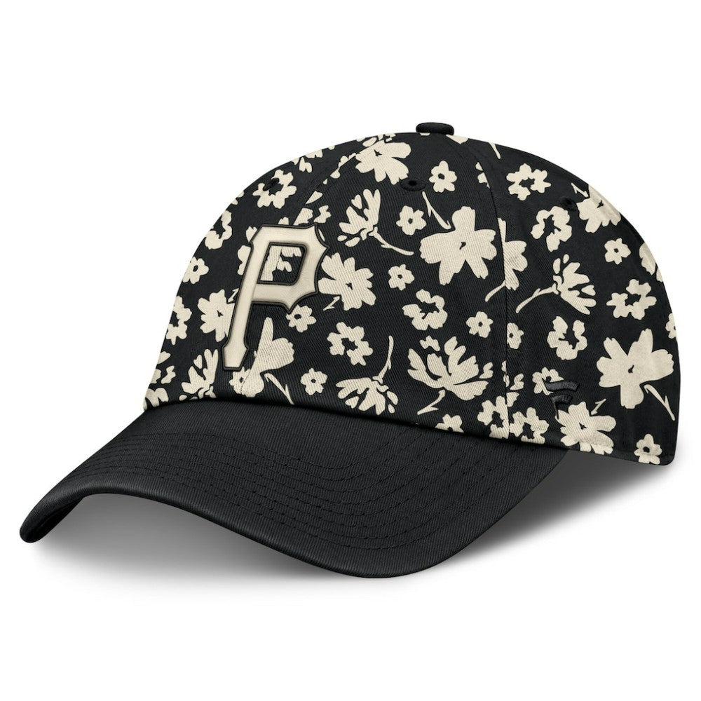 Pittsburgh Pirates Fanatics Women's Blossom Adjustable Hat - Black - Fanatics Lifestyle
