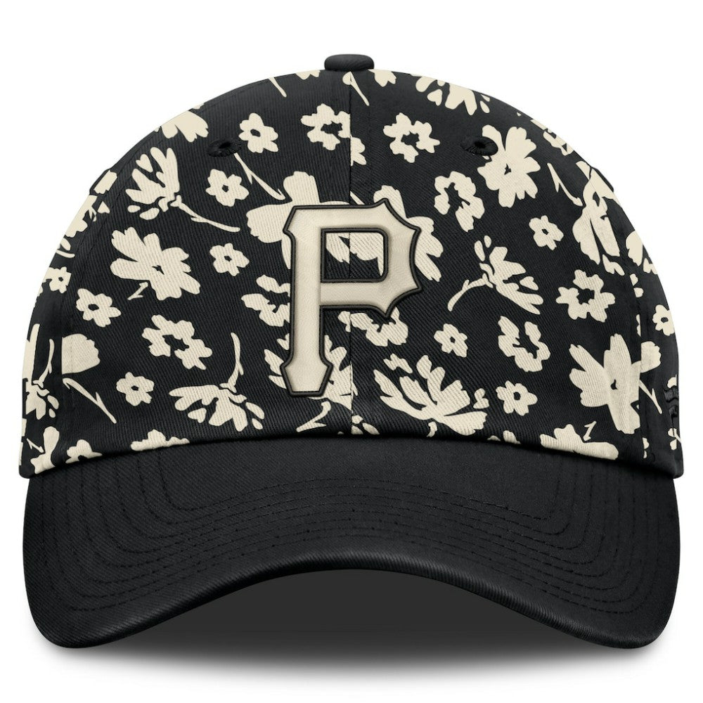Pittsburgh Pirates Fanatics Women's Blossom Adjustable Hat - Black - Fanatics Lifestyle