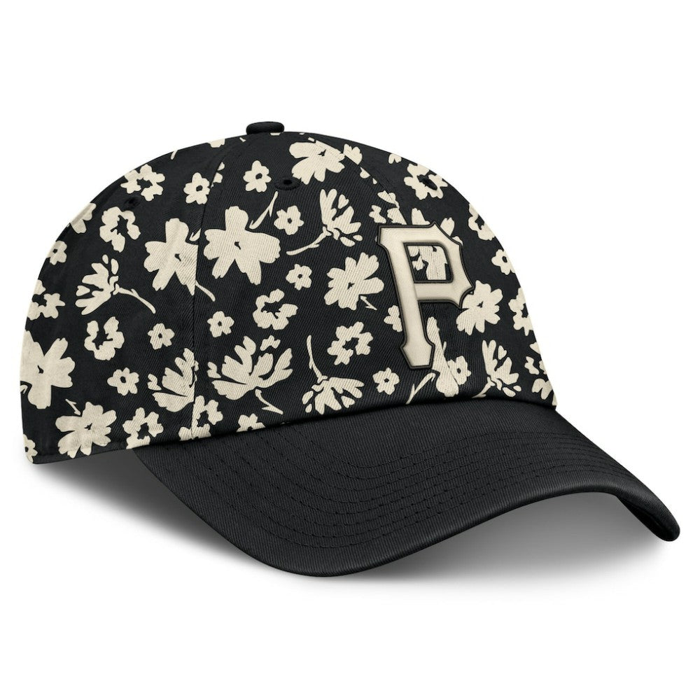 Pittsburgh Pirates Fanatics Women's Blossom Adjustable Hat - Black - Fanatics Lifestyle