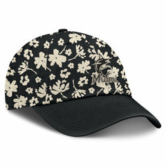 Miami Marlins Fanatics Women's Blossom Adjustable Hat - Black - Fanatics Online