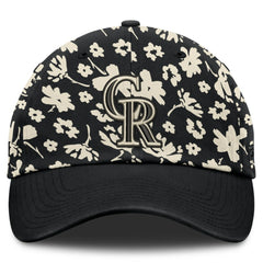 Colorado Rockies Fanatics Women's Blossom Adjustable Hat - Black - Fanatics Sale