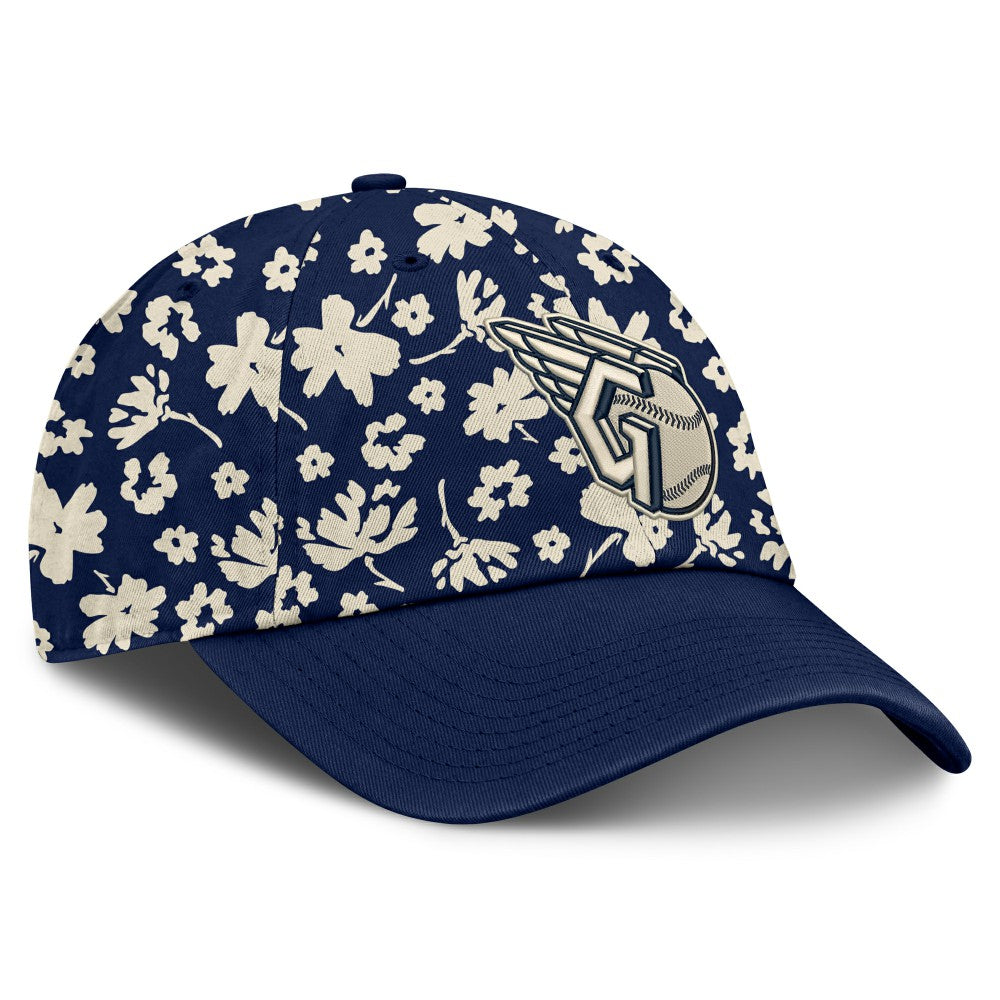 Cleveland Guardians Fanatics Women's Blossom Adjustable Hat - Navy - Fanatics Lifestyle