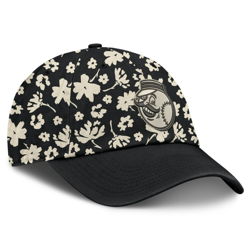 Cincinnati Reds Fanatics Women's Blossom Adjustable Hat - Black - Fanatics Lifestyle