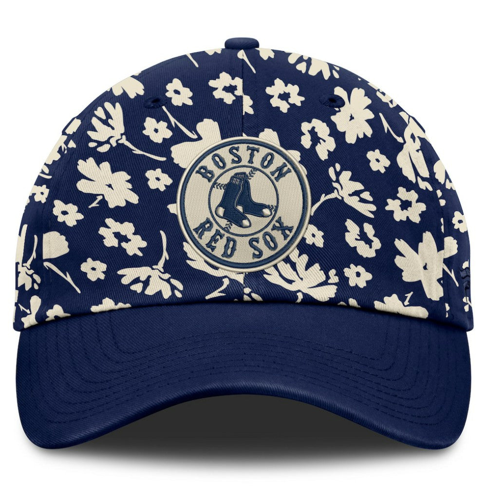 Boston Red Sox Fanatics Women's Blossom Adjustable Hat - Navy - Fanatics Discount