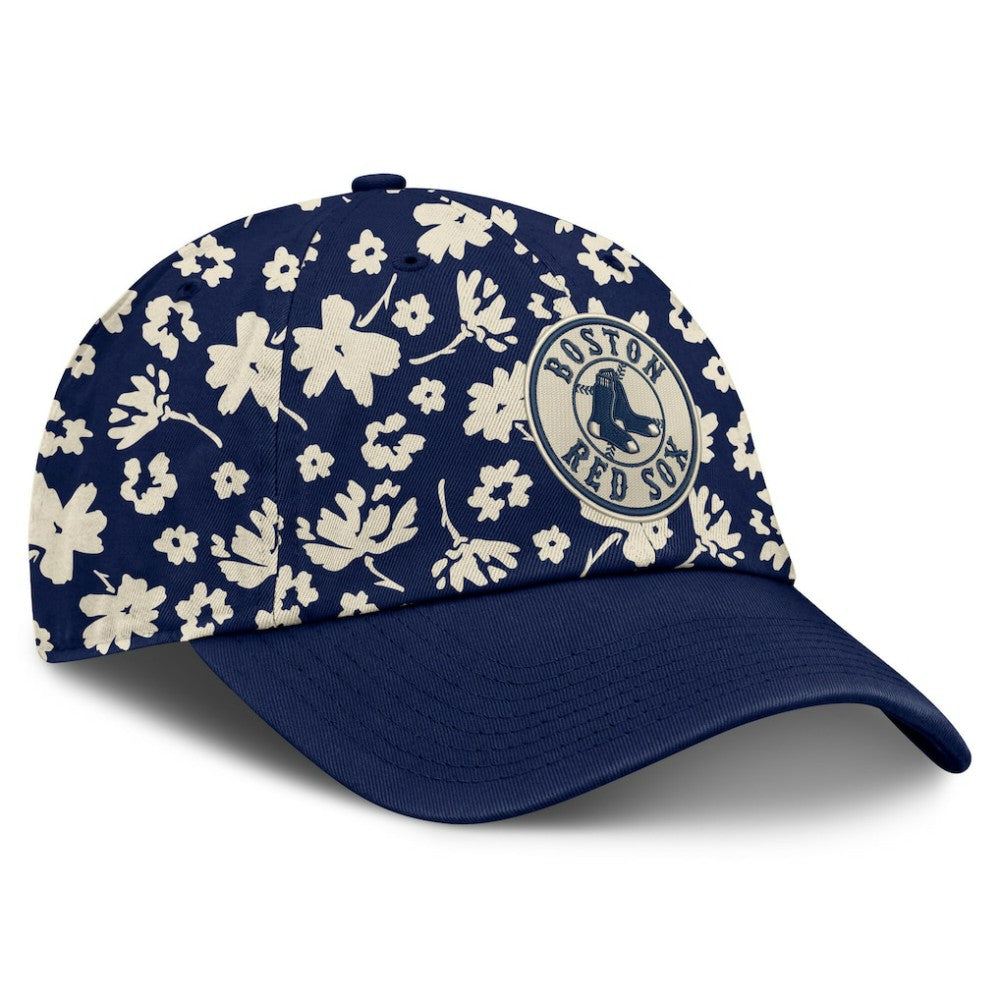 Boston Red Sox Fanatics Women's Blossom Adjustable Hat - Navy - Fanatics Discount