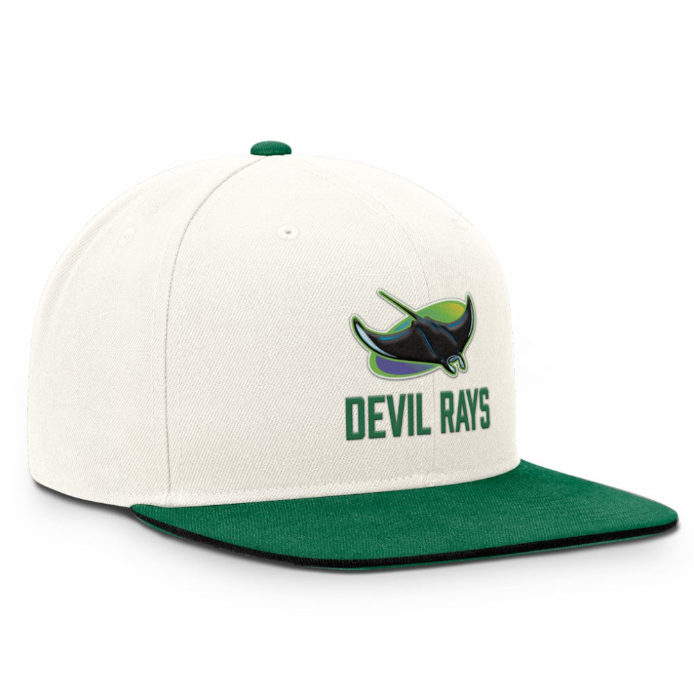 Tampa Bay Rays Nike Cooperstown Pro Dri-FIT Snapback Hat - Cream/Green - Nike Sale