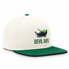 Tampa Bay Rays Nike Cooperstown Pro Dri-FIT Snapback Hat - Cream/Green - Nike Sale