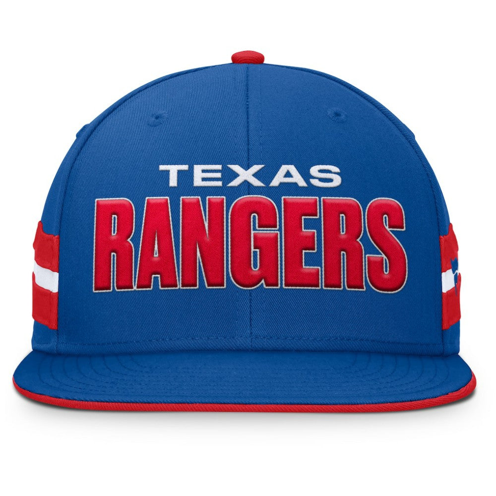 Texas Rangers Fanatics Pick Off Fitted Hat - Royal - Fanatics Online