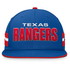 Texas Rangers Fanatics Pick Off Fitted Hat - Royal - Fanatics Online