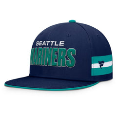 Seattle Mariners Fanatics Pick Off Fitted Hat - Navy - Fanatics Discount