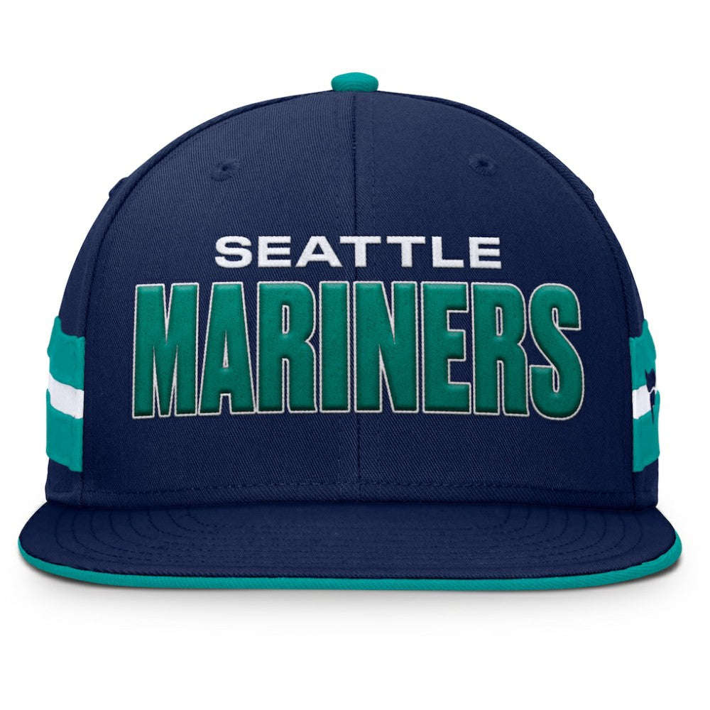 Seattle Mariners Fanatics Pick Off Fitted Hat - Navy - Fanatics Discount