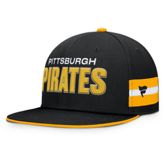 Pittsburgh Pirates Fanatics Pick Off Fitted Hat - Black - Fanatics Discount